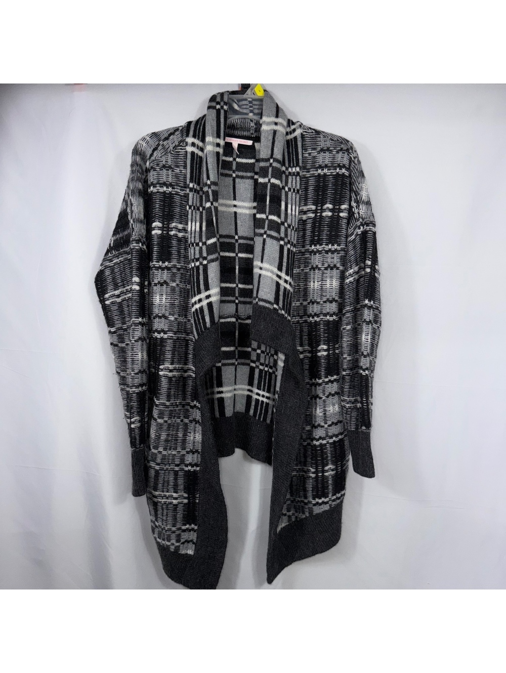 Victoria’s Secret Plaid Wool Blend Cardigan Small